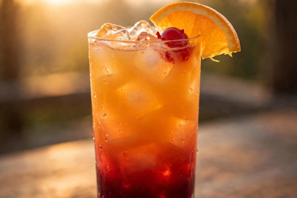 Tequila Sunrise cocktail