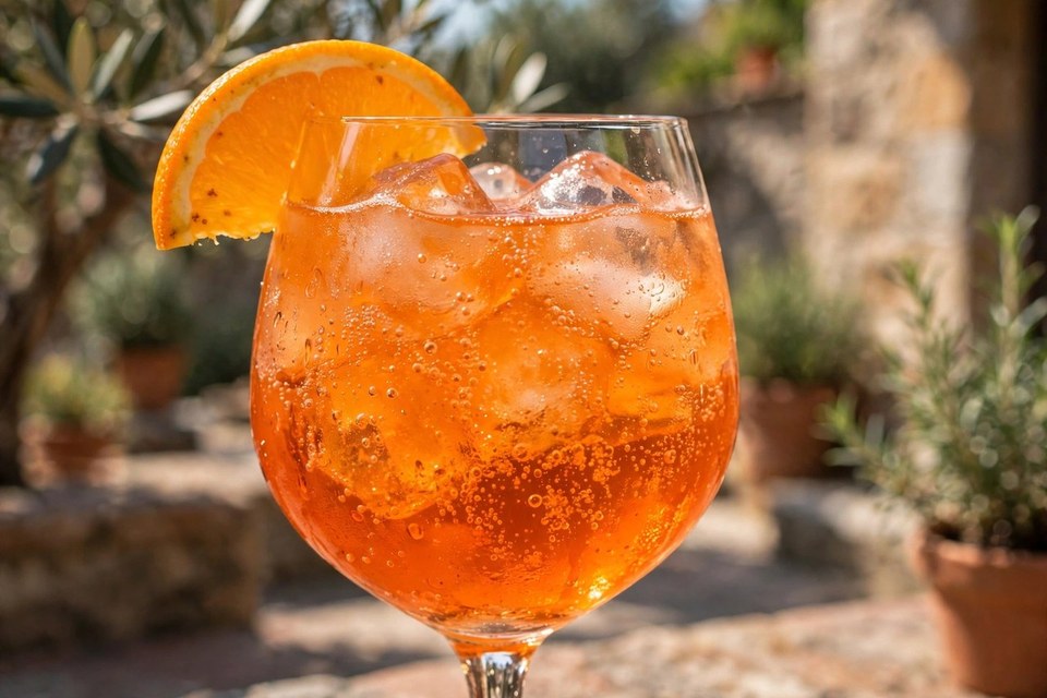 Aperol Gin Spritz cocktail
