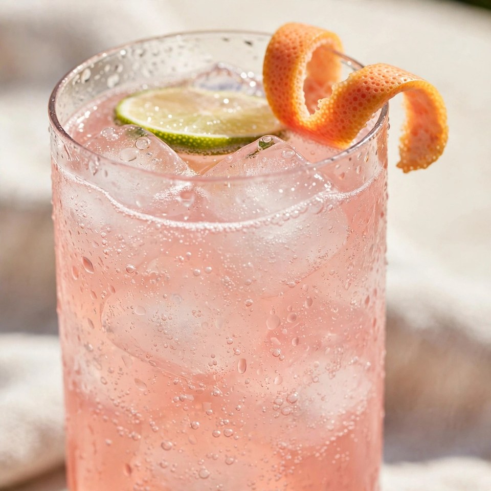 Grapefruit Gin Fizz cocktail