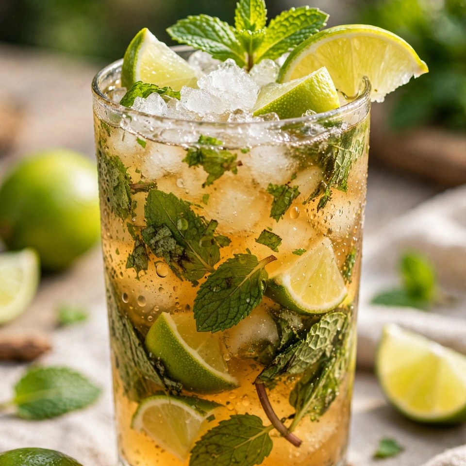 Spiced Mojito cocktail