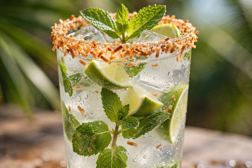 Coconut Mojito cocktail