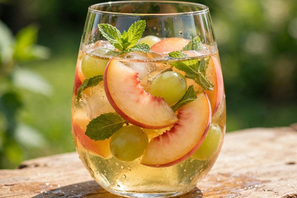 White Wine Sangria cocktail
