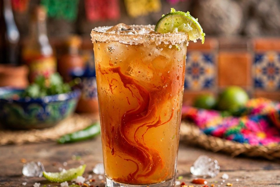 Michelada cocktail