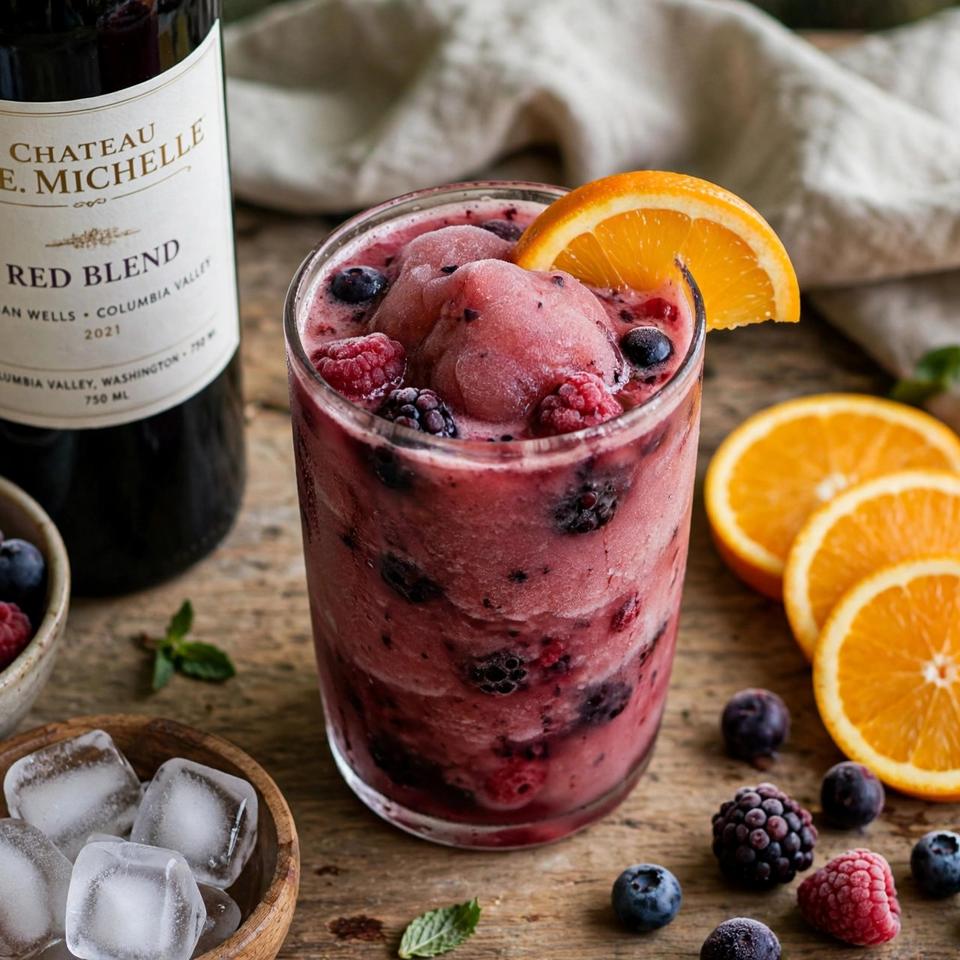 Frozen Sangria cocktail