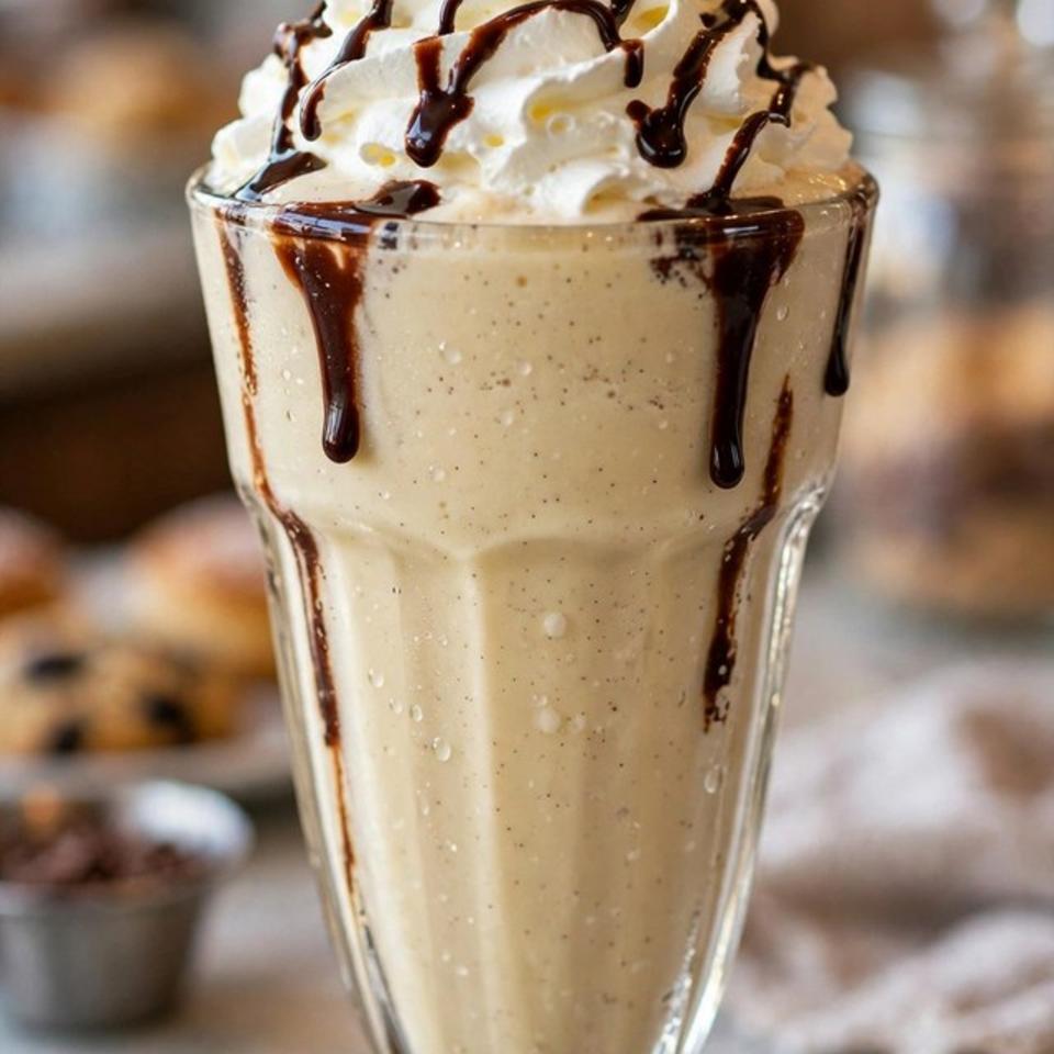 Bourbon Vanilla Boozy Shake